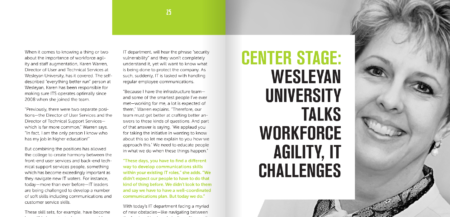 Wesleyan University Talks Workforce Agility, IT Challenges