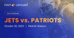 Jets vs Patriots - MetLife Stadium, October 30, 2022